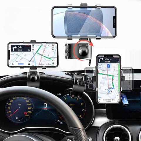 Suport Telefon Mașină – Rotire La 1200° Și Menținere Securizată