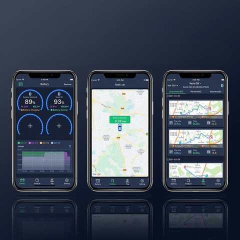 Bluetooth Autobatterij Tester – Real-time Bewaking