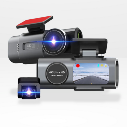 Caméra De Voiture 4K UHD – Sécurité Et Haute Définition