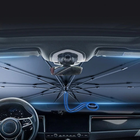 Parasole per Auto Tipo Ombrello – Protezione UV e Riduzione del Calore