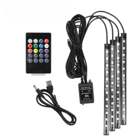 Interior LED Strips With Sound Synchronization