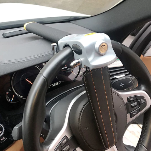 Zámok na volante s kľúčom – Kompaktná a diskrétna ochrana