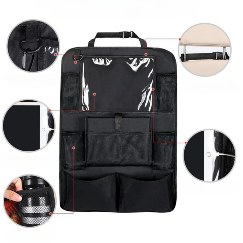 Οργανωτής Πίσω Καθίσματος Αυτοκινήτου — Ευρύχωρη και Πρακτική Αποθήκευση