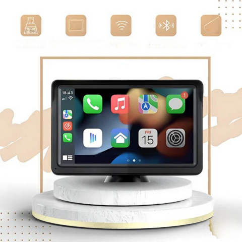 Multimedia-systeem voor in de auto - HD-scherm & draadloze CarPlay