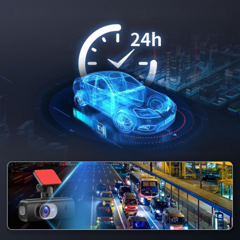 Dashcam Dobbelt Objektiv – Total Overvågning Og WiFi Forbindelse