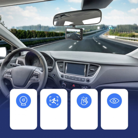 Dashcam Anteriore e Posteriore – Sorveglianza Continua del Tuo Veicolo