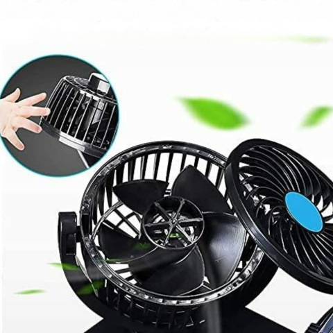 Double Fan for Car — Ideal for Summer and Winter