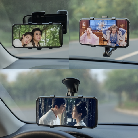 Biltelefonstøtte — Justerbar og solid feste