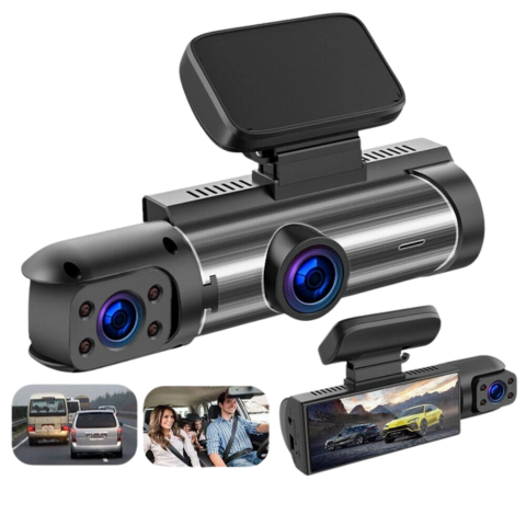 Inbouwcamera Auto — Dubbele Voorcamera Voor Optimale Veiligheid