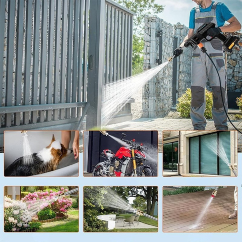 Draagbare Hogedrukreiniger – Auto Wassen Zonder Inspanning