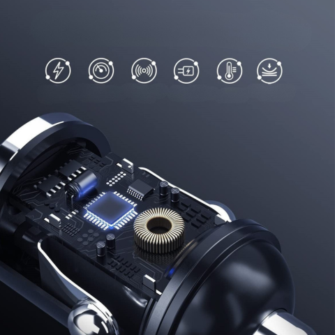 Încărcător Auto Compact – Încărcare Rapidă