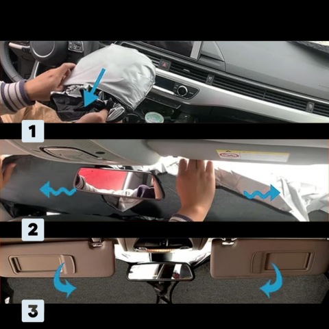 Napvédelem Szélvédőre | Hő- és UV-védelem