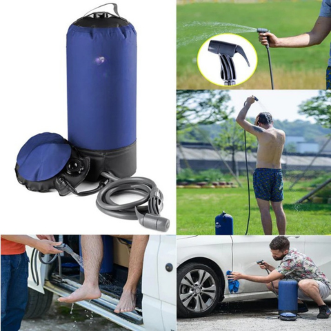 Tragbare Campingdusche - Outdoor-Hygiene & Kompaktes Format
