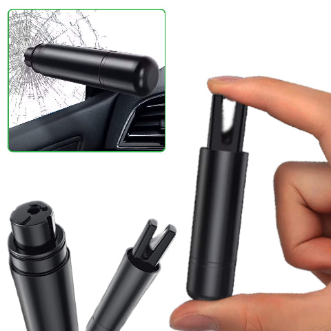 Segélykalapács Autóhoz – Üvegbetörő & Övlevágó