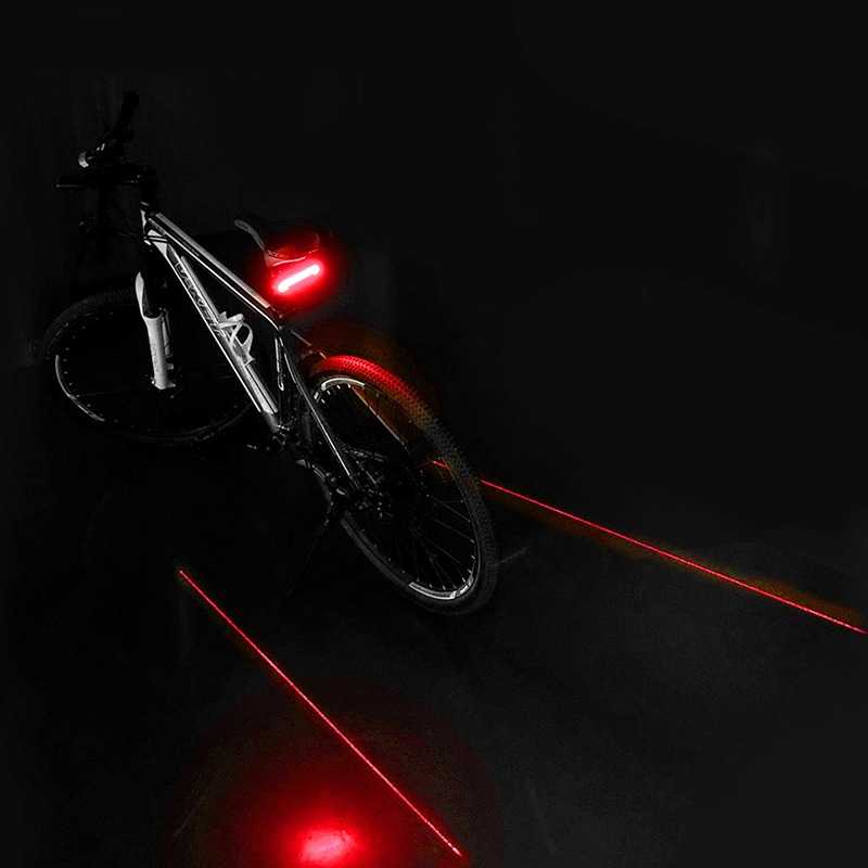 مصباح خلفي للدراجة - إضاءة LED قوية ومضغوطة