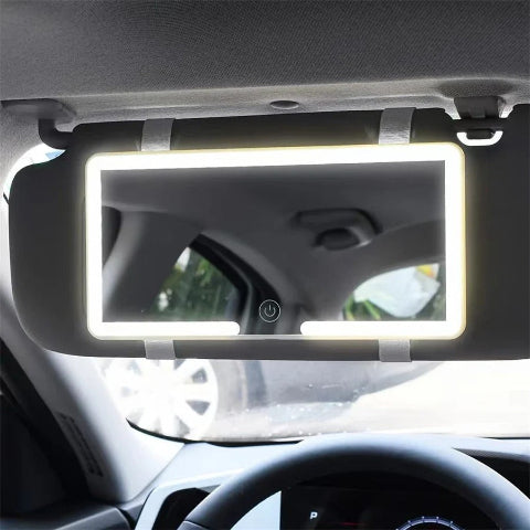 LED照明付き車のミラー - 調整可能な明るさレベル