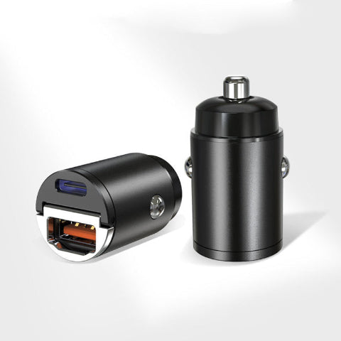USB Car Charger Adapter – Compact Cigarette Lighter Plug