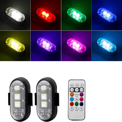 LED Anti-Kollisionslicht – Radfahren und Motorradfahren 
