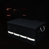 Organizador de gran capacidad para el maletero del coche - Múltiples compartimentos y estabilidad total