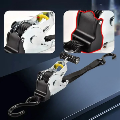 Cinghia A Crick Retrattile Per Auto — Sicurezza E Fissaggio Semplificato 