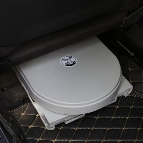 Inodoro Plegable De Viaje — Compacto Y Fácil De Transportar 