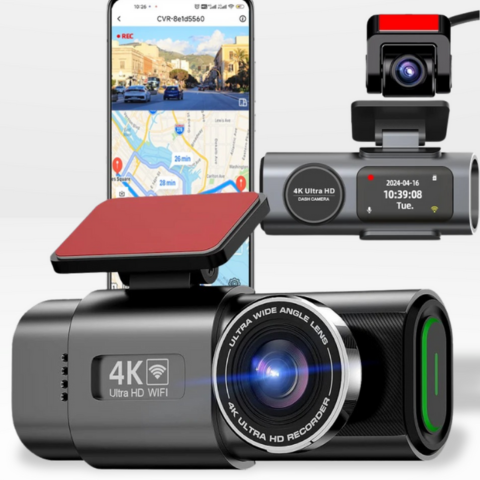 Caméra De Voiture 4K UHD – Sécurité Et Haute Définition