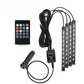 Interior LED Strips With Sound Synchronization 