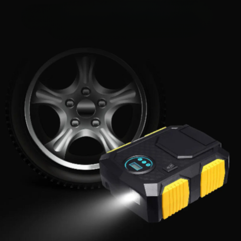 מדחס אוויר נייד 12V – נפיחה מהירה וללא מאמץ 
