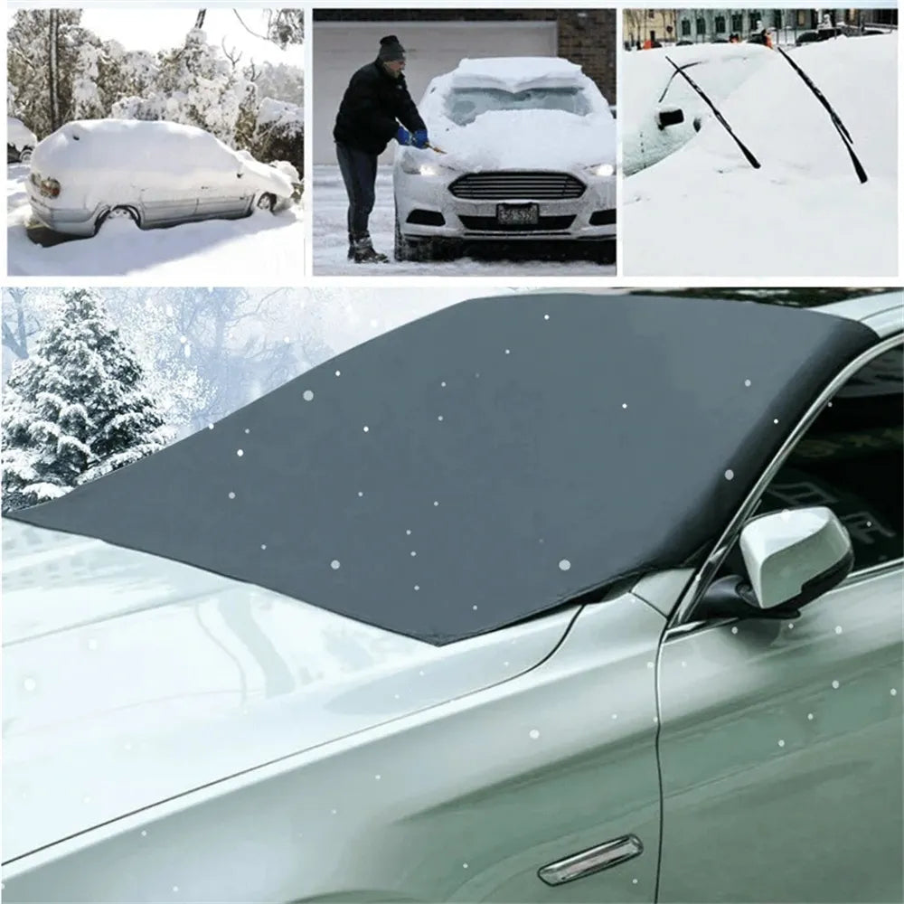 Magnetisk Vindruteöverdrag — Skydd Mot Frost Och Snö 
