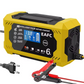 شاحن بطارية سيارة ذكي 12V/24V - شاشة LCD & حماية تلقائية 