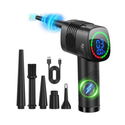 Cordless 2-in-1 Car Vacuum – Versatile and Quick Cleaning 