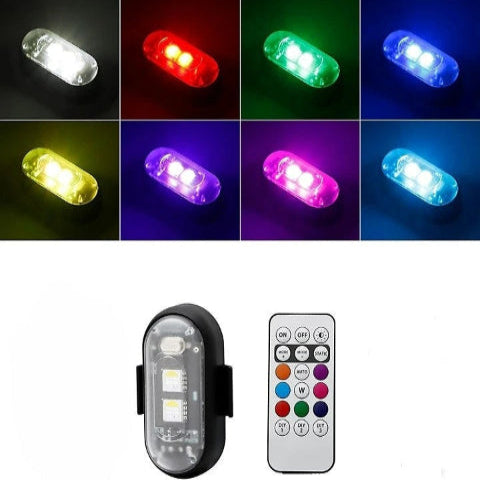 LED Anti-Kollisionslicht – Radfahren und Motorradfahren 