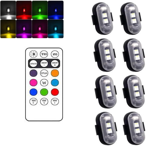 LED Anti-Kollisionslicht – Radfahren und Motorradfahren 