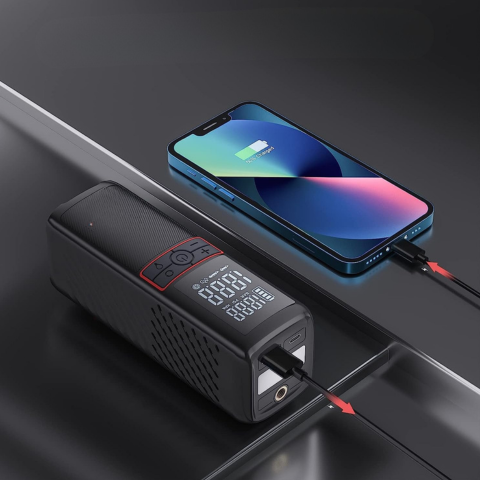 Draagbare Luchtcompressor 160PSI — Compact en Gemakkelijk Te Vervoeren 