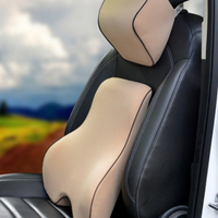 Memory Foam Lumbar Support and Headrest Cushion - Comfort and Back Relief