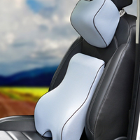 Memory Foam Lumbar Support and Headrest Cushion - Comfort and Back Relief