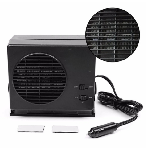 Prenosný ohrievač do auta 12V 150W/300W - rýchle teplo a pohodlie v zime