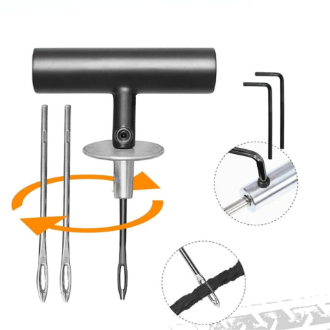Kit di Riparazione Pneumatici per Auto — Strumenti Pratici 100 Pezzi 