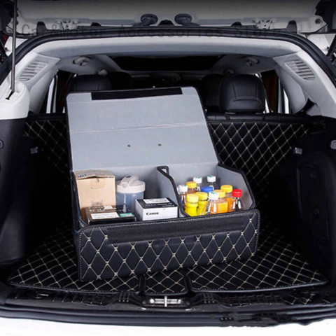 車のトランク用オーガナイザー - 折りたたみやすく、持ち運びが簡単 