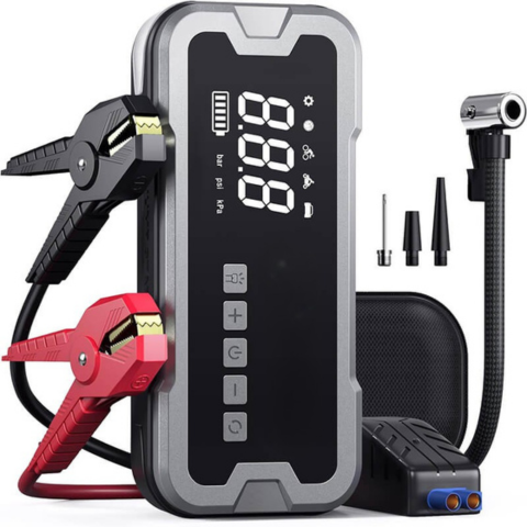 Draagbare Auto-Start — Multifunctioneel Met Compressor 