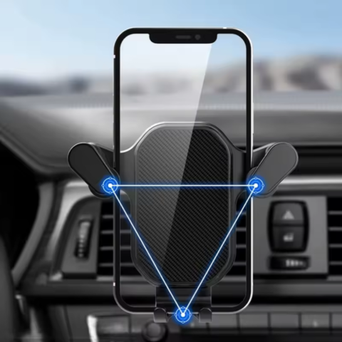 Support Téléphone Voiture – Fixation Grille d’Aération Ultra Stable