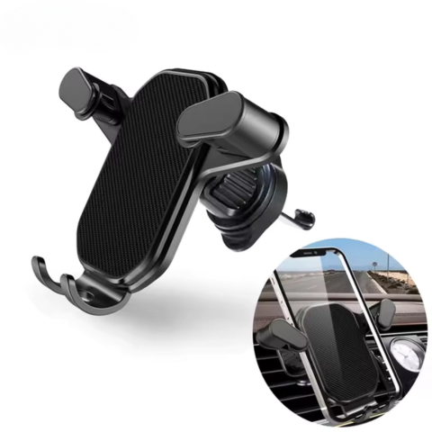 Support Téléphone Voiture – Fixation Grille d’Aération Ultra Stable