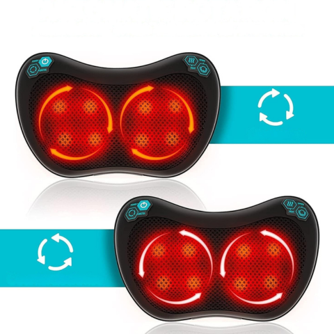 כרית עיסוי מחממת — רגיעה טוטאלית בכל מקום שבו אתם נמצאים 