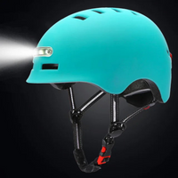 Stadtfahrradhelm – Mit vorderer und hinterer LED-Beleuchtung 