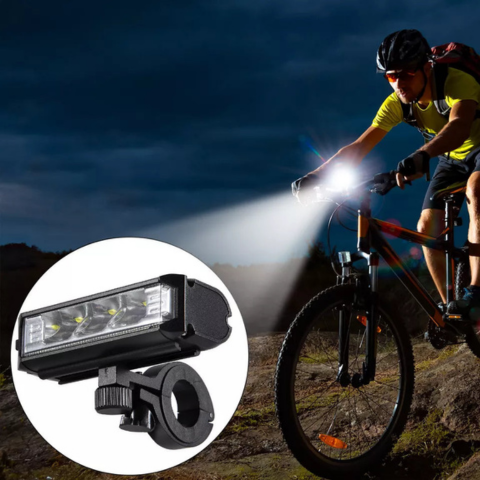 Lampada da Bici Ricaricabile – Impermeabile e Ultra Luminoso 