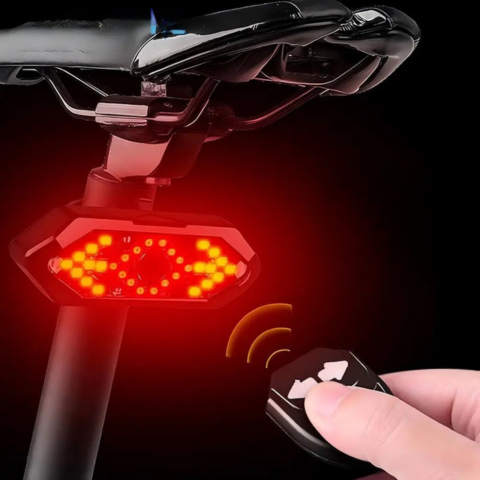 Knipperlicht Fiets – Oplaadbaar En Afstandsbediening 