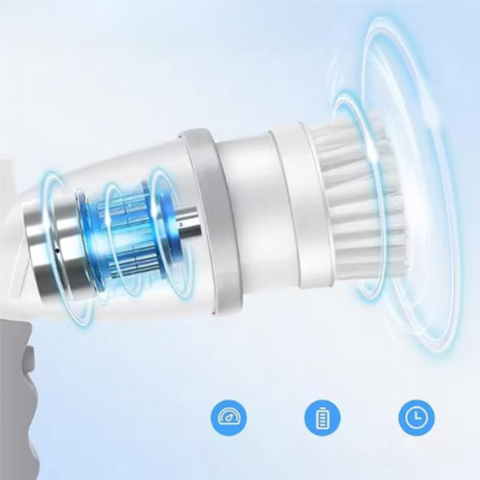 Cepillo Eléctrico de Limpieza — Recargable y Multifuncional 