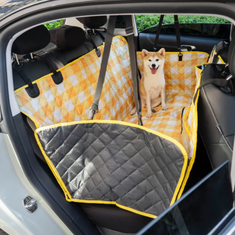 Funda de Protección Trasera de Coche — Ideal para Transportar a los Perros 