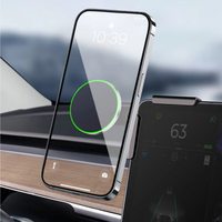 Podpora telefónu pre Tesla — magnetické uchytenie a bezdrôtové nabíjanie 
