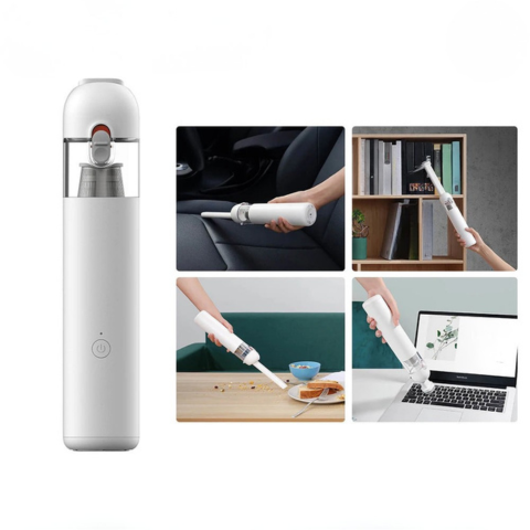 Aspirateur Sans Fil Portable — Nettoyage Efficace & Design Compact